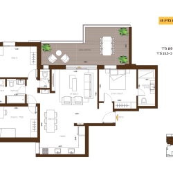 15-B3-floor-5-Rotshtein-Heights-3-Bedroom-Apartment-