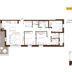 Rotshtein-Heights-3-Bedroom-Apartment-11-B2-floor-2