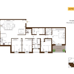 11-A2-floor-4-Rotshtein-Heights-4BR-Apt